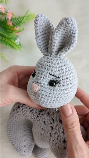 Crochet Bunny Baby Lovey, Crochet Baby Blanket