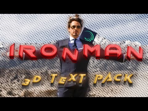 Premium 3D text On Alight Motion (Preset Pack)