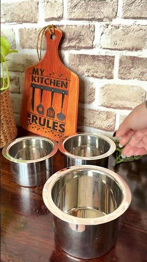 FlatBase Stainless Steel Container Set