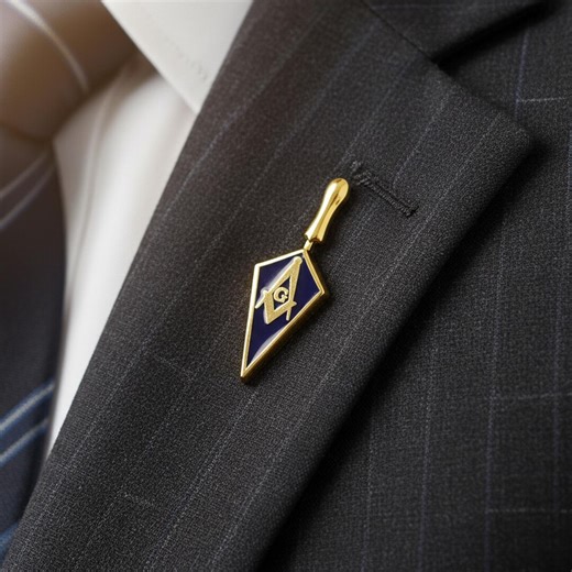 Trowel Square and Compass Masonic Lapel Pin | Blue Gold Freemason Pin | 1 Inch Fraternal Jacket Hat Tie Pin - Etsy