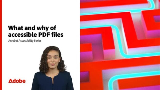 PDF accessibility series | Adobe Acrobat