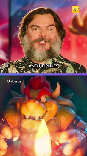 Jack Black as Bowser in The Super Mario Bros. Movie | Voice Cast Revealed!