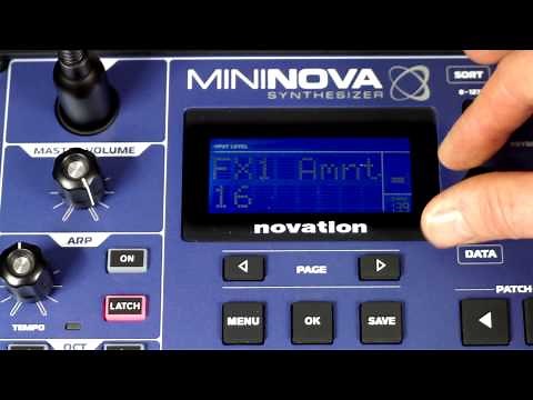 Novation // MiniNova synth tutorial: Effects
