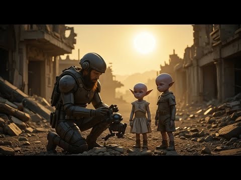 The Human Soldier Repaired a Toy for Alien Kids—Then the Iron Emperor Appeared.