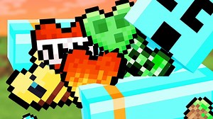 Every random Minecraft object becomes a saving health heart