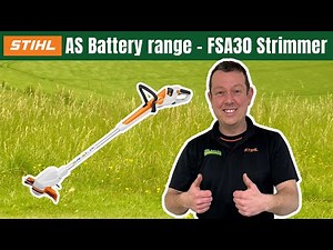 WATCH THIS tiny battery that packs a lot of power! Stihl AS Battery range - FSA 30 strimmer demo 👀