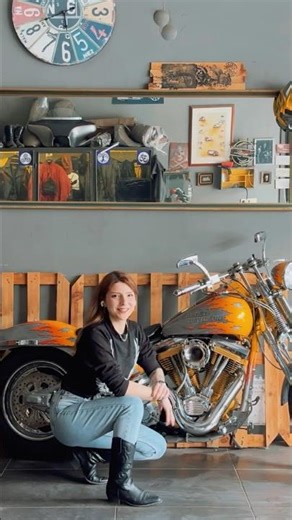 Velocity Stack gören Cemre mutluluğu diyebilir miyiz? Muhteşem bir içerik yolda! #harleydavidson