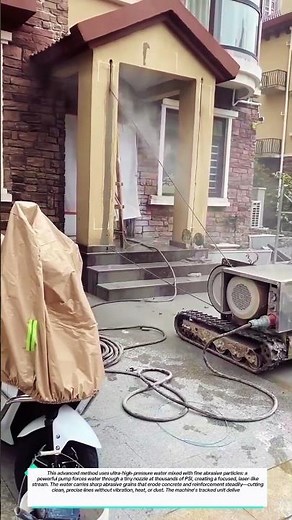 Cut Concrete Without Blasting! Water Jet Power Hack 💧🧱