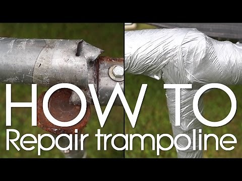 HOW TO: Repair trampoline leg (fastest tutorial ever)