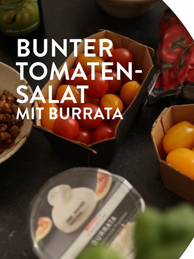 Bunter Tomatensalat mit Burrata: Einfaches Rezept