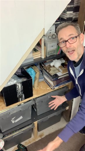 Organising my storage with a Radiohead soundtrack… normal YouTube output will resume soon x