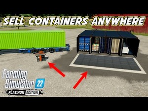 Sell Autoload Containers On Any Map | Farming Simulator 22