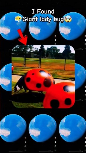 😶‍🌫️😱 I Found Giant LadyBug In Google Maps And Google Earth#earthunseen#shots