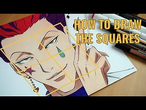 How To Draw Perfect Square / Drawing Hisoka