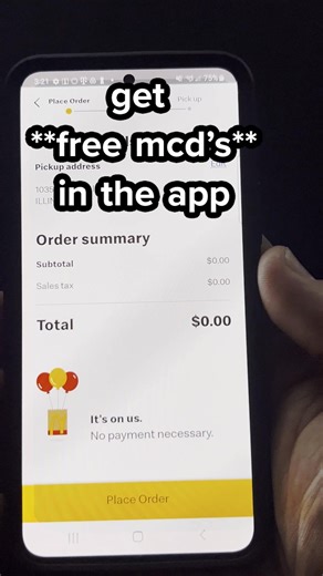 earn free food with the app | McDonald's