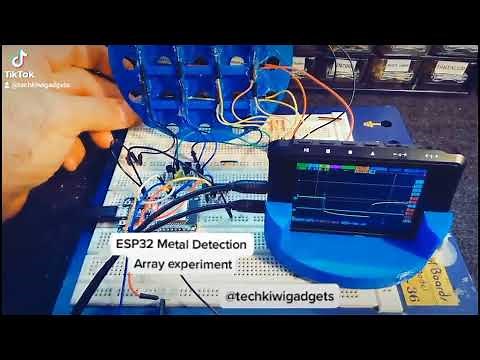ESP32 Metal Detector Array Experiment