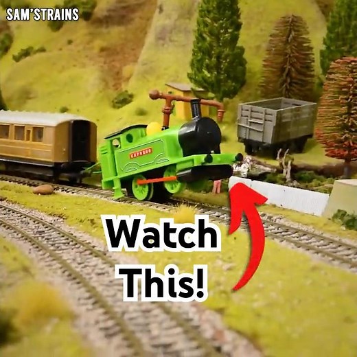 Overloaded Train Does Wheelies #train #wheelie #stunt