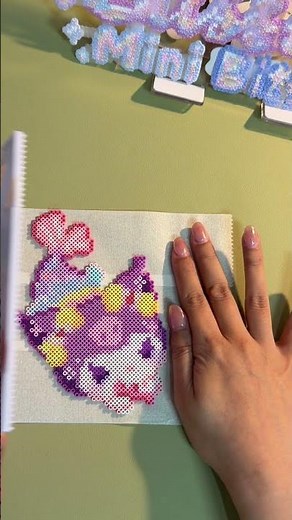 🧜‍♀️ Dreamy Mermaid Kuromi Perler Bead Finished Piece | Sanrio DIY Craft