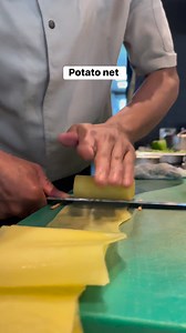 เบสิค ทำตาข่ายจากมันฝรั่ง Basic: Make a net from potatoes. #art #skills #reelsvideoシ #potato วุฒิชัย โสดา | Aum Wudthichai Soda