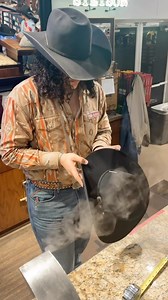 2.5K views · 262 reactions | Need a hat shaped? We can do it for you! 鸞 #hatshaping #cowboyhats #westernstyle #texas #rodeostyle #ranching #cowgirlhats #southernliving #rodeo | D&D Texas Outfitters | Facebook