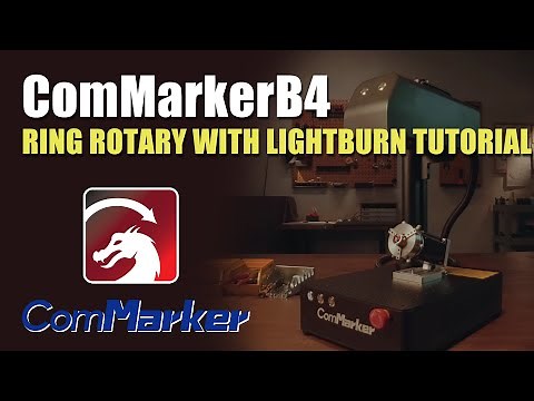 How to Use Ring Rotary Text Mark with LightBurn