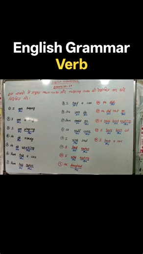 English Grammar | Verb | #shorts #english