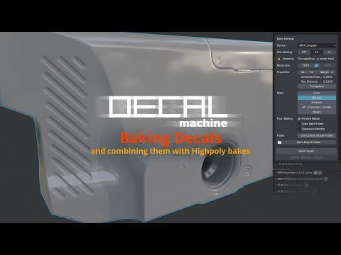 DECALmachine 2.15 - Baking Decals