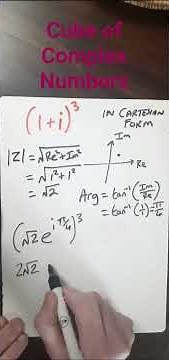 Find Cube of z in Complex Analysis #maths #mathstricks #mathshorts #complexnumbers #complexanalysis