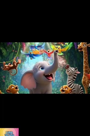 The Baby Elephant Story 🐘 | Kids Moral Story | Cute Jungle Adventure.