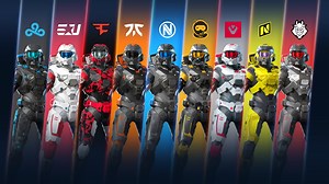 Pledge your allegiance! HCS Partnered Team Skins are available now in #HaloInfinite! 🏆 | Halo