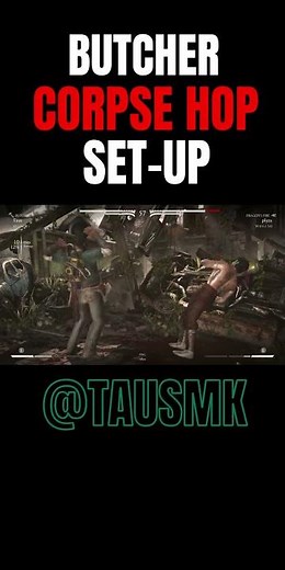 MKX | Legendary Butcher Corpse Hop Set-Up | #mortalkombat #mkx #mk1 #mk11 #fgc #shorts #taus #mkxl