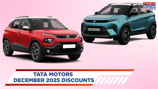 Tata Motors December Discounts - Up To Rs 75,000 Savings On Punch, Nexon, Harrier And More