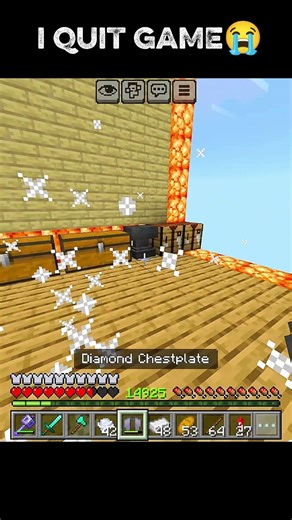 I QUIT GAME😭 #viral #trending #minecraft