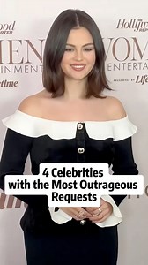 4 celebrites with the most outrageous requests #celebrities #actors #celebrity #movie #hollywood | Fame Files