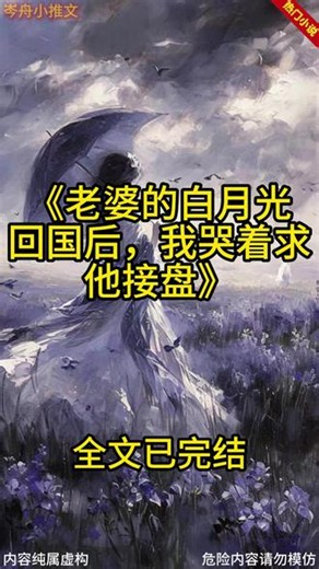 《老婆的白月光回国后，我哭着求他接盘》 #苏心妍#徐杰#程岩#女朋友有严重的