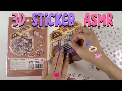 Creating a Spooky-Cute Halloween 3D Sticker Scene (ASMR DIY)