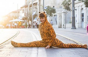 Photographer Asks Strangers to Pose for Portraits While Wearing His Tiger Suit