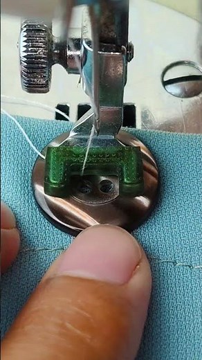 Sewing button becomes faster and more practical #sewing