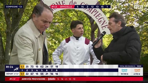[LA COURSE DU QUINTE R1C3] Suivez #LaCourseDuQuinté de ce samedi 25 octobre à Compiègne en direct sur Equidia Retrouvez toutes les courses en direct sur l'appli Equidia et Equidia.fr ! | Equidia