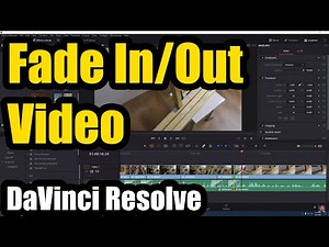 How to Fade IN, or Fade OUT, or Fade to Black in DaVinci Resolve?