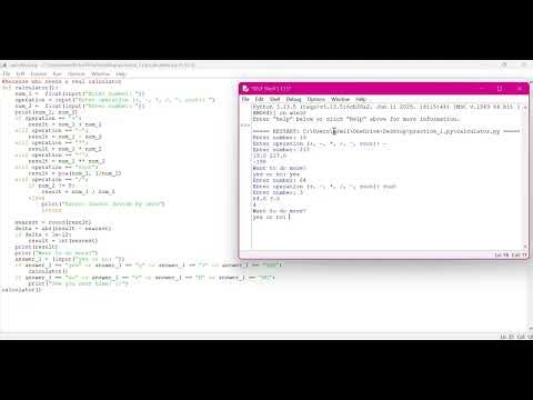 Python Beginners Calculator