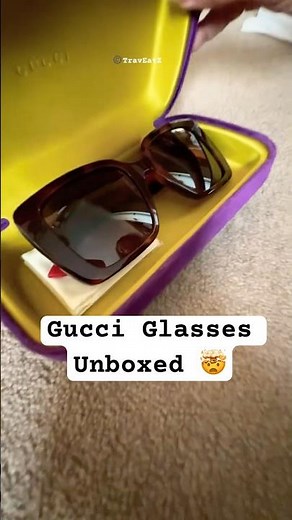 Gucci glasses unboxing – latest new edition from Gucci