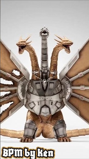 NEW HIYA TOYS Mecha King Ghidorah - Battle Damaged ver. (1991) #shorts #hiyatoys #kingghidorah
