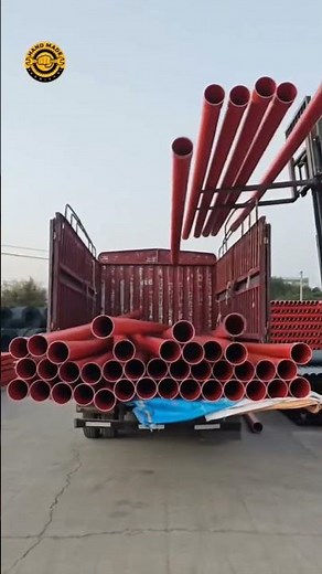 The Process Of PVC Pipe Loading - Goodtools and machinery make work easy