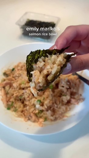 Delicious Salmon Rice Bowl Recipe by Emily Mariko