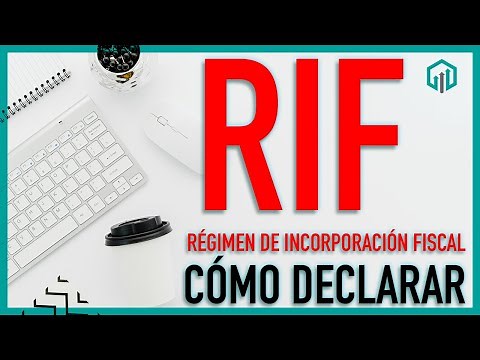 HOW TO FILL THE 2020 FISCAL INCORPORATION REGIME DECLARATION (RIF)