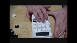 【利き鍵】【改造】TKM 10keyカリキュレーターT2 ALPS消音白軸化