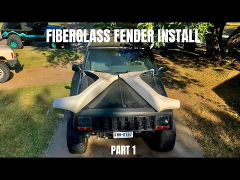 Jeep Xj Pre-Runner Fiberglass Fender Install