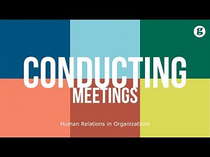 Conducting Meetings