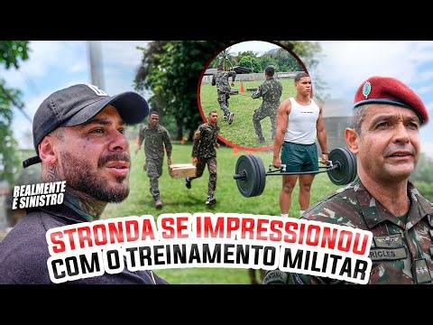LEO STRONDA ACOMPANHA O TREINAMENTO INSANO FÍSICO DO EXÉRCITO BRASILEIRO